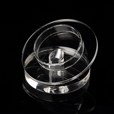 Organic Glass Bracelets/Bangles Display Racks X-BDIS-N001-02-1