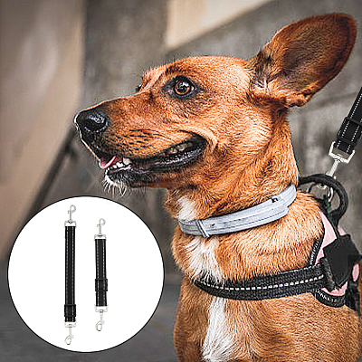 Adjustable Reflective Polyester Pet Leashes AJEW-WH0314-194-1