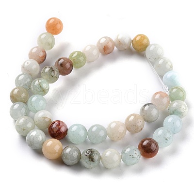 Natural White Jade Beads X-G-G766-C-26-1