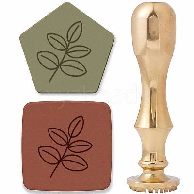 Brass Clay Seal Stamp Set DIY-WH0576-003-1