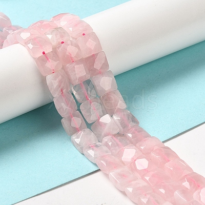 Natural Madagascar Rose Quartz Beads Strands G-C109-A19-02-1