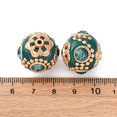 Handmade Resin Indonesia Beads IPDL-S054-008A-01KCG-1