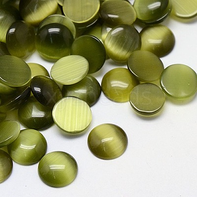 Cat Eye Cabochons CE-J002-10mm-34-1