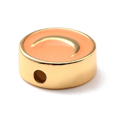 Brass Enamel Beads KK-D068-01G-RS-1