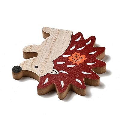 Autumn Single Face Printed Wood Cabochons WOOD-I010-01I-1