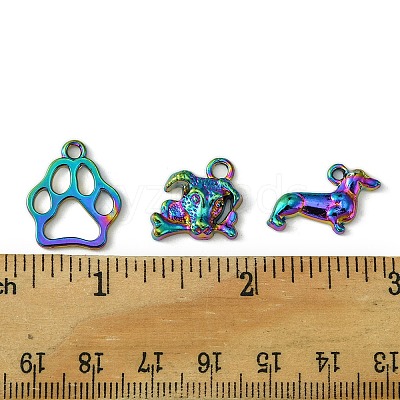 8pcs 3 Styles Alloy Pendants FIND-FS0002-19-1