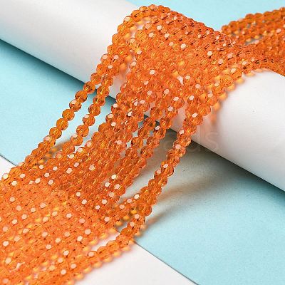 Transparent Glass Beads Strands EGLA-A035-T4mm-D05-1