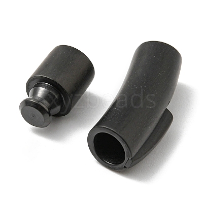 304 Stainless Steel Bayonet Clasps STAS-I013-6mm-B-1-1