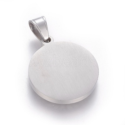 304 Stainless Steel Enamel Pendants STAS-E439-90Q-P-1