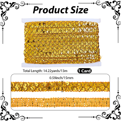 Plastic & Polyester Paillette Beads OCOR-WH20016-04H-1