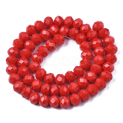 Electroplate Glass Beads Strands EGLA-A044-P4mm-A22-1