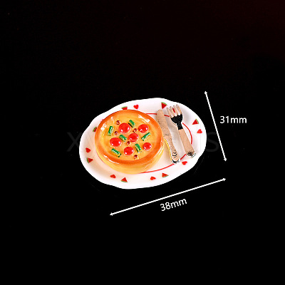 Resin Miniature Breakfast Set Ornaments DIY-H174-01E-1