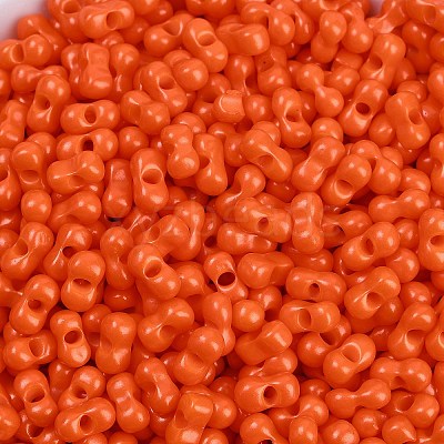 Baking Paint Glass Seed Beads SEED-K010-A10-1