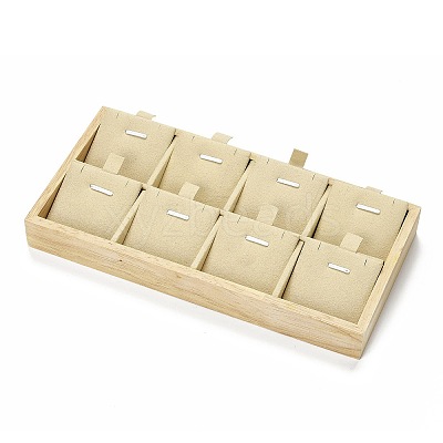 Wood Covered with Microfiber Pendant Display Stands NDIS-F003-02A-1