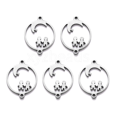 Tarnish Resistant 201 Stainless Steel Links Connector STAS-R107-12-1