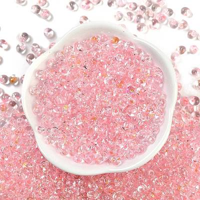 6/0 Spray Paint Fringe Glass Seed Beads SEED-H003-11D-1