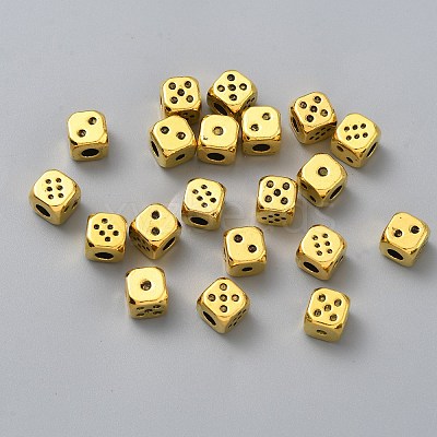 Tibetan Style Alloy Beads TIBEB-WH20001-03AG-1