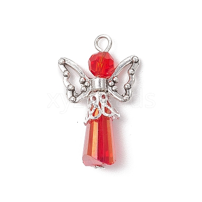 3Pcs Glass Pendants PALLOY-JF03664-02-1