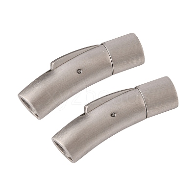 304 Stainless Steel Bayonet Clasps LS-STAS-C041-01-1