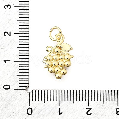 Brass Micro Pave Cubic Zirconia Pendants KK-F896-03C-G-1