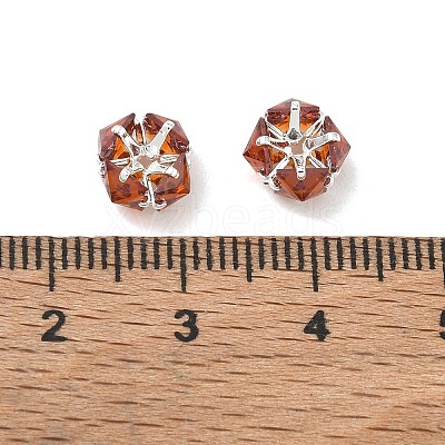 Brass & Glass Beads GL-CBA12D7-02S-1