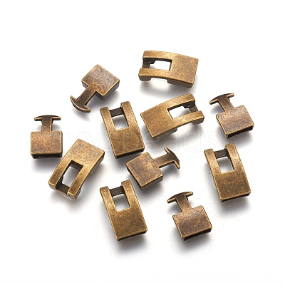 Tibetan Style Snap Lock Clasps MLF11313Y-NF-1