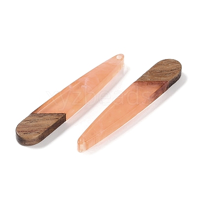 Resin & Wood Pendants WOOD-F015-01B-1