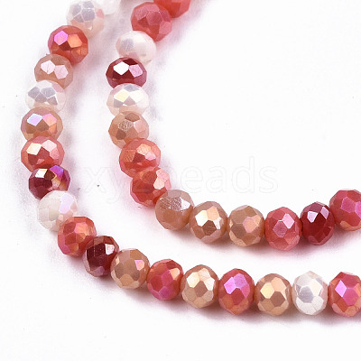 Opaque Glass Beads Strands GLAA-T006-12C-1