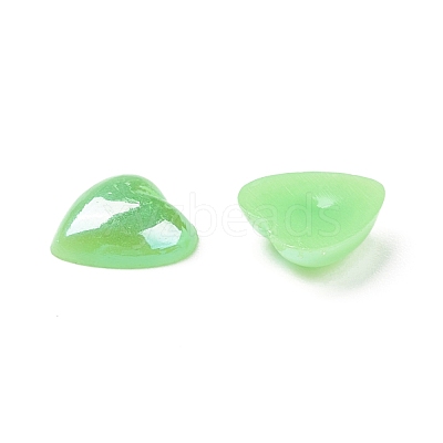 ABS Plastic Imitation Pearl Cabochons MACR-XCP0001-11-1