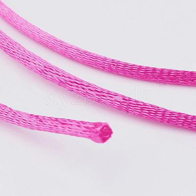 Nylon Satin Rattail Cords NWIR-L006-1mm-15-1
