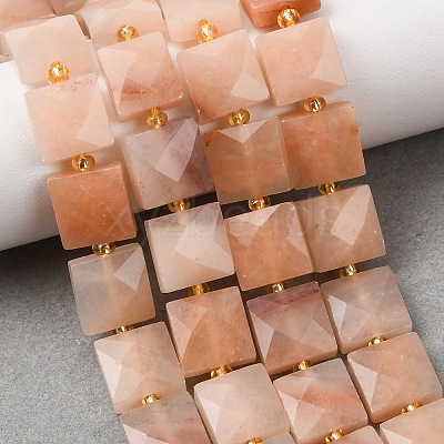 Natural Pink Aventurine Beads Strands G-F839-A09-01-1