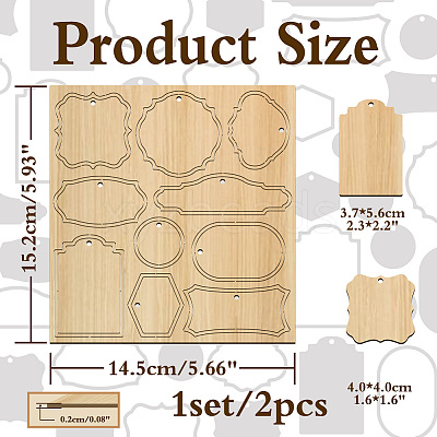 Wood Shaving Boards DIY-WH0548-002-1