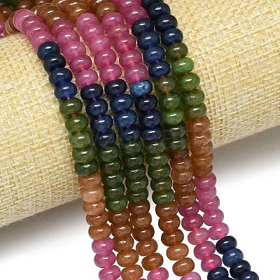 Natural Malaysia Jade Beads Strands G-B165-G01-4x6mm-11-1