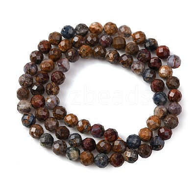Natural Pietersite Beads Strands G-G792-37C-1