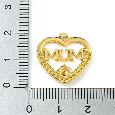 Ion Plating(IP) Real 18K Gold Plated 304 Stainless Steel Rhinestone Pendants STAS-P341-08G-02-1