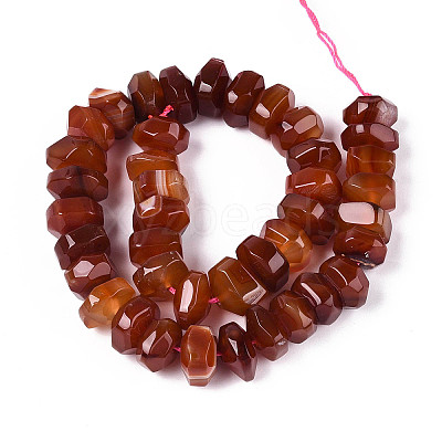 Natural Agate Beads Strands G-N356-01A-09-1