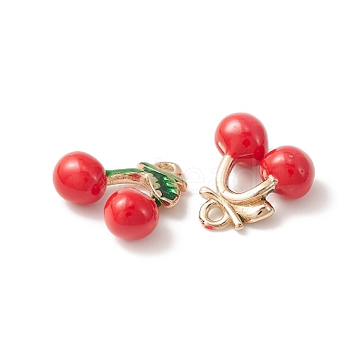 2Pcs Brass Enamel Charms KK-YW0001-75-1