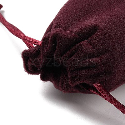 Velvet Jewelry Drawstring Storage Pouches ABAG-P013-02A-04-1