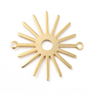 Brass Connector Charms KK-H435-10G-1