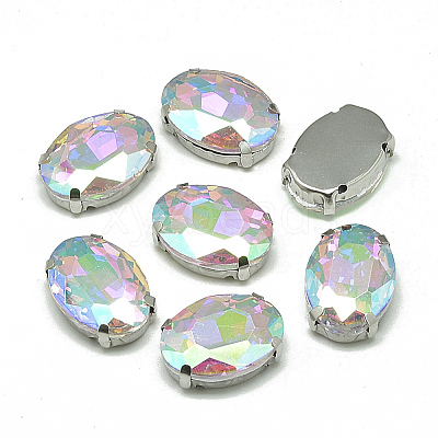 Sew on Rhinestone RGLA-T091-10x14mm-05P-1