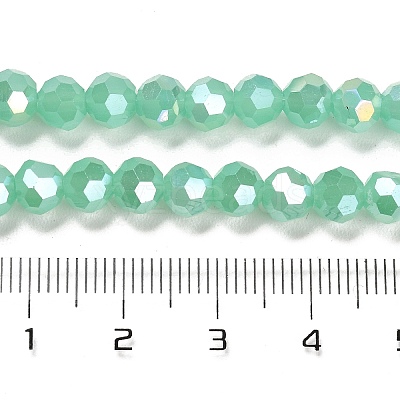 Imitation Jade Glass Beads Stands EGLA-A035-J6mm-B10-1