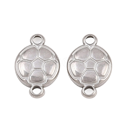 304 Stainless Steel Sports Ball Links Connector Charms STAS-Z203-10P-01-1