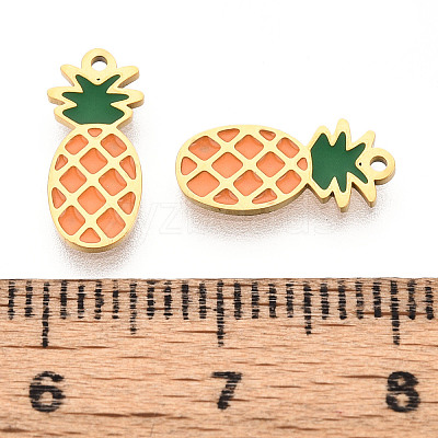 304 Stainless Steel Charms STAS-N112-07G-1