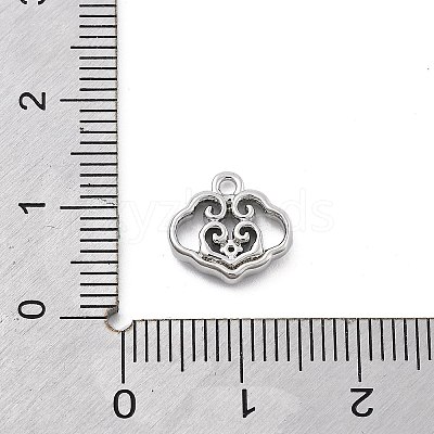 Brass Micro Pave Cubic Zirconia Pendants KK-H511-01P-02-1