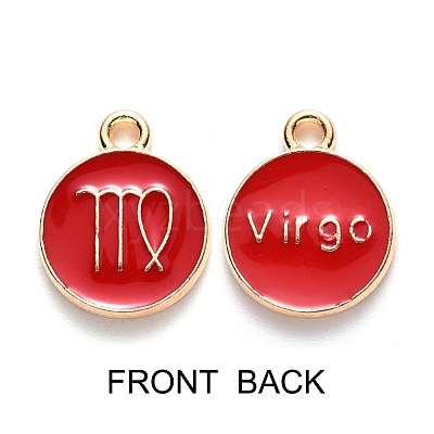 Alloy Enamel Pendants ENAM-SZ0001-27B-B-1