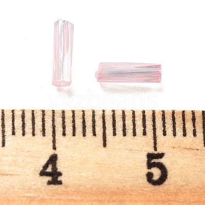 10G Ceylon Glass Twist Bugle Beads X-SEED-L012-01E-1