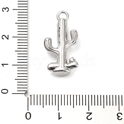 Brass Micro Pave Cubic Zirconia Pendants KK-L229-066P-1