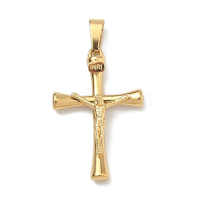 304 Stainless Steel Pendants STAS-F336-18G-02-1