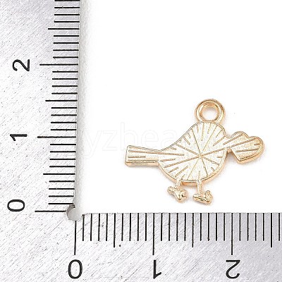 Valentine's Day Alloy Enamel Pendants ENAM-I084-01KCG-07-1