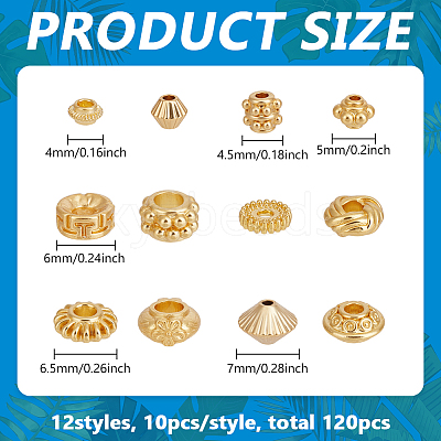 12 Styles Alloy Beads FIND-PH0025-88G-1